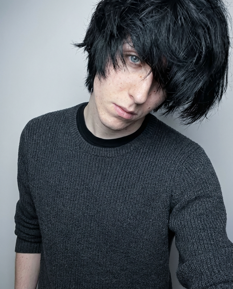 Portrait of a woman with a modern emo hairstyle and soft face-framing layers generated by blondefilter.net